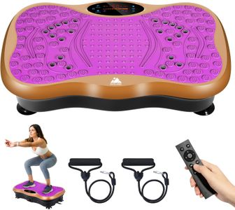 EVOLAND Vibration Plate – Fitness Exercise Machine, Purple