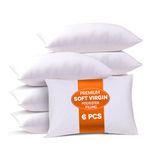 Oliver Bedding Soft Support Hotel Pillows 6 Pack, Designed For Ultimate Luxury Sleep Experience with Hypoallergenic and Dust Mite Resistance, Premium Quality Hotel Pillow (6)