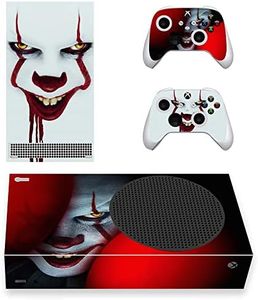 Vanknight XB Series S Slim Console Controllers Skin Decals Horror Vinyl Stickers Wrap for XB Series S Console Ghost