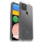 OtterBox Symmetry Clear Series Case for Google Pixel 4a 5G (5G ONLY, Not Compatible with 1st Gen Pixel 4a - Stardust (Silver Flake/Clear)