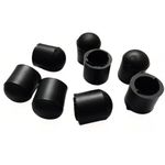 Generasis 19mm Round Bush (0.74) inches for Furniture Table Chair and Floor Protector Rubber Bush (16, Round)