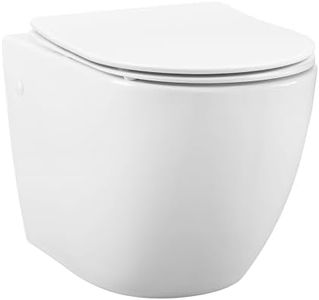 Swiss Madison Well Made Forever SM-WT449 St. Tropez Wall Hung Toilet, Glossy White