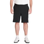 IZOD Men's Golf Swing Flex Stretch Cargo Short, Black, 36