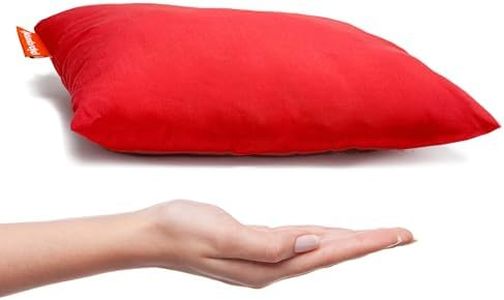 Urban Infant Pipsqueak Small Pillow - Mini 11x7 - Tiny Pillow for Travel, Dogs, Kids and Chairs - Rose