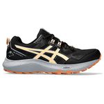 ASICS Women's GEL-SONOMA 7 Sneaker, BLACK/APRICOT CRUSH, 5.5 UK