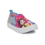 toothless Disney Princess Kids Girls Pink/Silver Canvas Shoes(DPPGCS3936-10-11Y)