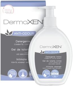 DERMOXEN Intimate Wash Gel for Women | Helps Prevent Odor | pH 4.8 Balanced Cleanser with Lemon & Melissa Oils | Gentle Feminine Hygiene for Daily Use | 95% Natural | Sensitive Skin | 6.76 fl oz