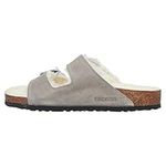 Birkenstock Arizona Fur Stone Coin Suede 7 UK