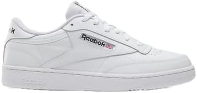 Reebok Men's Club C 85 Tennis Shoes Ftwwht/Ftwwht/Cblack, Size 11