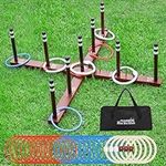 Peradix Ring Toss Game for Kids, In