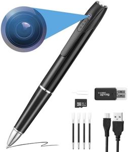 3D-PAS 1080P HD Spy Camera, 64GB Mini Body Cam, Hidden Cameras, Mini Camera, Rechargeable Small Pocket Cam, Suitable for Feetings, Classrooms, Business Negotiations