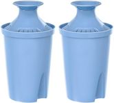 2-Pack Elite Water Filter Replacements for Brita Water Pitchers and Dispensers, Reduce Chlorine, Lead, Bad Taste & Odor, Lasts 6-Month