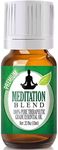 Meditation Blend 100% Pure, Best Therapeutic Grade Essential Oil - 10ml - Ylang Ylang, Patchouli, Frankincense, Clary Sage, Sweet Orange, Thyme, French Lavender