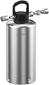 GLACIER FRESH Portable RV Water Softener, 16,000 Grain with Stainless Steel Garden Hose Quick Connects for RVs, Trailers, Boats, Mobile Car Washing, Pressure Washing