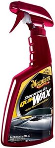 Meguiar's Quik Wax - Easy-to-Use Spray Wax to Add Gloss, Shine, and Protection - Car Spray Wax that can be used as a Wet or Dry Car Wax - Spray on and Wipe Off Shine Booster Spray, 24 Oz