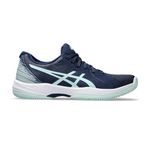 ASICS Women's Solution Swift FF Clay Sneaker, Blue Expanse/Pale Blue, 7 UK