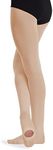 Body Wrappers Girls Convertible Tights - Style C81 (M-L, Suntan)