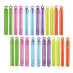 36-Pack Bubble Tubes Party Bag Fillers - Fun and Colorful Toy Bubble Tubes for Kids - Ideal Wedding Favors, Party Favors, Loot Bag and Stocking Fillers