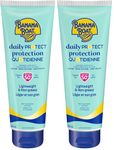 Banana Boat Daily Protect Sunscreen Lotion SPF 50+ Broad Spectrum| Everyday Sunscreen | Lightweight, Fragrance Free, Non-Greasy, Quick Absorbing, Sweat and water resistant, 240mL (Pack of 2)