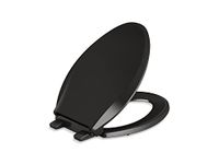 Kohler 4636-RL-7 Cachet READYLATCH Quiet Close Elongated Toilet SEAT, Black