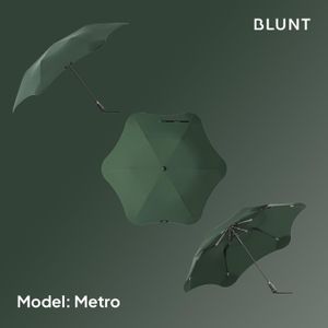 Blunt Metro Folding Umbrella – Compact, Windproof, Green