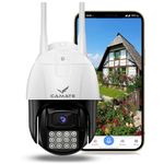 Camate Arc 3MP Outdoor Smart WiFi Wireless IP CCTV Security Camera | Colored Night Vision | 2-Way Audio | Motion Track | Cruise Mode | Support 256 GB Micro SD Card Slot