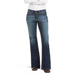 Ariat Women's R.E.A.L. Riding Mid Rise Boot Cut Jean, Spitfire, 31 Long