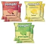 Oomph! Sweets Mini Chews Low Sugar Fruit Snack - Low Calorie High Fiber Taffy, Keto Vegan Healthy Candy for Kids & Adults (6 Variety Packs)