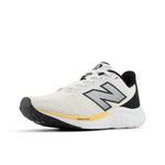 New Balance Women's Fresh Foam Arishi V4 Running Shoe, White/Black/Peach Blossom, 7.5 W