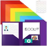 EOOUT 24pcs Folders with Pockets, P