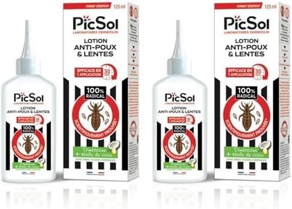 PicSol - Lotion anti-poux et lentes - Efficacité prouvée en 30 minutes et en seule application- Aucun insecticides chimiques - (Lot de 2)