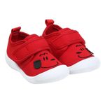 Richmen Shoes for Kids Anti Skid Casual Sneaker for Baby Boys Girls Breathable Soft Stylish Booties Unisex Kid Flat Sandals Walking Slip On Shoe (D Red, 12 Months)