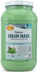 SPA REDI Cream Mask - Pedicure Massage for Tired Feet and Body, Hydrating, Fresh Skin - Infused with Hyaluronic Acid, Amino Acids, Panthenol, Comfrey Extract, Mint and Eucalyptus - 1 GAL
