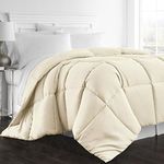 Beckham Hotel Collection 1300 Series - All Season - Luxury Goose Down Alternative Comforter - Hypoallergenic - Twin/Twin XL - Ivory