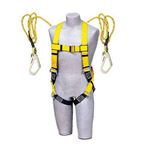 OXY DENIM Extra power Safety Belt Harness - Full Body Unisex Full Body Adjustable Climbing Harness Safety Belt - Safety Belt Full Body Harness (Single Hook & Single Rope)