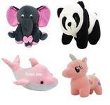 Future Shop Combo of 4 Grey Appu Elephant, Unicorn, Panda & Dolphine Fish Best Supper Soft Combo Toys Toy for Cute Kids Baby Boys/Girls Animal Stuffed Plush Teddy Bear.