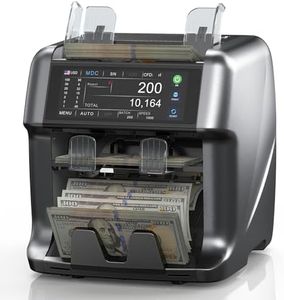 Aneken Ultra Series Mixed Denomination Money Counter with Reject Pocket, 6.9’’ Full Touchscreen, Multi Currency Sorter, 2 CIS/UV/MG/IR/IMG/DD/DBL/HLF/CHN, Bank-Level Counterfeit Detection Bill Counter