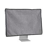 kwmobile Dust Cover for 24-26" monitor - Linen Monitor Display Protector - Protect Your Computer Screen - Dark Grey