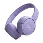 JBL Tune 670NC - Adaptive Noise Cancelling with Smart Ambient Wireless On-Ear Headphones, Up to 70H Battery Life with Speed Charge, Lightweight, Comfortable and Foldable Design (Purple)