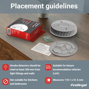 FireAngel Optical Smoke Alarm – 10-Year Battery Life