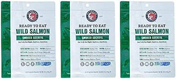 SeaBear - Ready-to-Eat Smoked Sockeye - 3.5 oz - 3 Pack