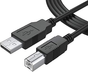 USB Printer Cable USB 2.0 for Brother HP Canon Lexmark Epson Dell Xerox Samsung etc and Piano DAC 6FT