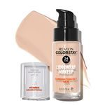 Revlon Colorstay Liquid Foundation Makeup Combination/Oily Skin SPF 15, Longwear Medium-Full Coverage With Matte Finish, Ivory (110), 30 Ml