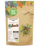 Wholefood Earth Organic Pumpkin Seeds 2kg Raw | GMO Free | Vegan | High Fibre | High Protein | Certified Organic