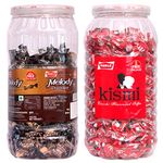 Parle Kismi Elaichi Toffee & Melody Chocolaty Combo Pack 300+ Tofees. 1.5 Kg