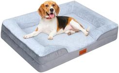 Anshine Memory Foam Large Dog Bed ，Orthopedic Pet Bed for Large Dogs, Ultra Comfortable Dog Sofa with Supportive Memory Foam Cushion, Durable & Washable Large Dog Beds for Joint Relief