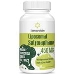 Lumarejebo Liposomal Sulforaphane 450 MG Softgels, from Broccoli Sprouts and Seed Extract, Potent Antioxidant Supplement, Maximum Absorption, Supports Liver Health, 60 Softgels