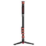 IFOOTAGE Cobra 3 Monopod C180F,Carbon Fiber Monopod with Feet for Camera,DSLR,Minipod Base Tripod,Payload up to 17.6lbs/8KG,Max. Height 71inch/180cm