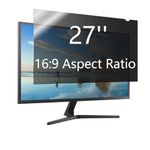 27 Inch Privacy Screen Filter for Widescreen Monitor (16:9 Aspect ratio) - Please Measure Carefully!