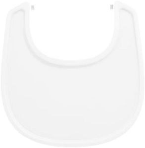 Stokke Tray for Nomi, White - Easily Mounts on Stokke Nomi Baby Set - Dishwasher-Safe, Food-Grade Plastic